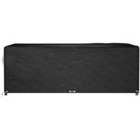 Berkfield Home Durable Garden Furniture Cover 12 Eyelets 240x180x80 cm Rectangular in Black | Size: 240 x 180 x 80 cm