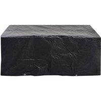 Berkfield Home Durable Garden Furniture Cover 8 Eyelets 242x162x100 cm in Black | Size: 242 x 162 x 100 cm