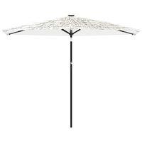Berkfield Home Durable Garden Parasol with Steel Pole White 288x288x225 cm | Size: 288 x 288 x 225 cm