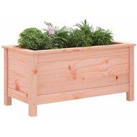 Berkfield Home Decorative Garden Planter 82.5x40x39 cm Solid Wood Douglas in Light Brown