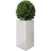Berkfield Home Durable Garden Planter Triangular 50x43x75 cm Stainless Steel in Silver | Size: 50 x 43 x 75 cm
