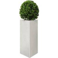 Berkfield Home Durable Garden Planter Triangular 40x34.5x70 cm Stainless Steel in Silver
