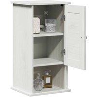 Berkfield Home Stylish with Storage White Solid pine wood