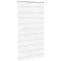 Berkfield Home Elegant Zebra Blind White 75x100 cm Fabric Width 70.9 cm Polyester