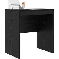 Berkfield Home Modern Writing Desk Black oak Engineered wood 70 x 50 x 76 cm Durable