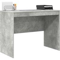 Berkfield Home Modern Writing Desk Concrete grey MDF 100 x 50 x 76 cm Writing Desk