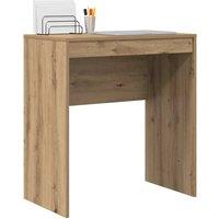 Berkfield Home Modern Writing Desk Artisan Oak Engineered Wood Medium Durable in Brown