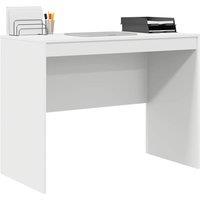 Berkfield Home White Writing Desk White Particle board 100 x 50 x 76 cm Storage