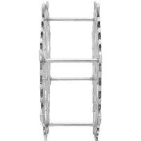 Berkfield Home Stunning Wine Rack Silver 15.4x5.5x15.4 inches Aluminium