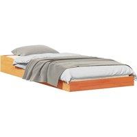 Berkfield Home Modern Wax brown 90 x 220 cm Solid pine wood