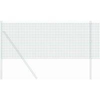 Berkfield Home Green Welded Wire Fence Green 0.5x50 m Steel