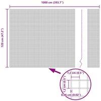 Berkfield Home Modern Welded Wire Fence 1, 2x10 m Galvanised Steel in Silver