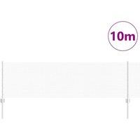 Berkfield Home Modern Welded Wire Fence with 5 U Posts Silver 0.6x10 m Steel