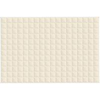 Berkfield Home Soft Weighted Blanket Light Cream 122x183 cm 9 kg Fabric