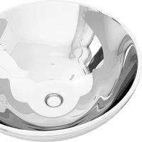 Berkfield Home Charming Wash Basin 32.5x14 cm Ceramic Silver