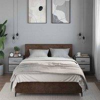 Berkfield Home Durable Wall-mounted Bedside Cabinets 2 pcs Grey Sonoma 40x31x39.5 cm
