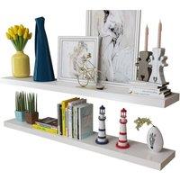 Berkfield Home Modern Wall Shelves 4 pcs White 120 cm