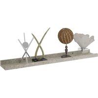 Berkfield Home Decorative Wall Shelves 4 pcs Concrete Grey 60x9x3 cm | Size: 60 x 9 x 3 cm