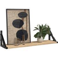 Berkfield Home Beautiful Wall Shelves 2 pcs Sonoma Oak 60x15x15.5 cm in Light Brown
