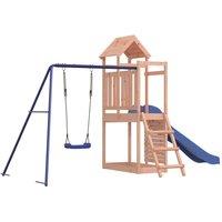 Berkfield Home Outdoor Playset Solid Wood Douglas in Brown