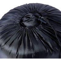 Berkfield Home Mummy Sleeping Bag for Adults Camping 3 Seasons in Black