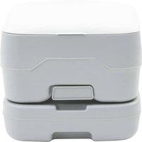 Berkfield Home Portable Camping Toilet - 10L Fresh Water & 10L Waste Tank in Grey