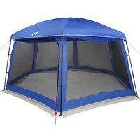 Berkfield Home Pool Tent with Removable Fly & Mesh Walls Azure Blue 618x532 cm