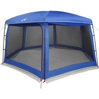 Berkfield Home Pool Tent with Removable Fly & Mesh Walls Azure Blue 670x590 cm
