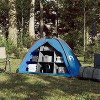 Berkfield Home Storage Tent 9 Compartments Blue Waterproof