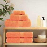 Berkfield Home Premium Shower Towels SOLUND 4 pcs Orange 70x140 cm 600 gsm