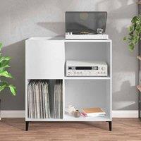 Berkfield Home Record Cabinet White 84.5x38x89 cm Engineered Wood