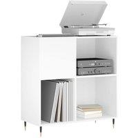 Berkfield Home Record Cabinet White 84.5x38x89 cm Engineered Wood