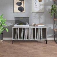 Berkfield Home Record Cabinet Grey Sonoma 100x38x48 cm Engineered Wood | Size: 100 x 38 x 48 cm