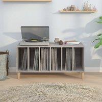Berkfield Home Record Cabinet Grey Sonoma 100x38x48 cm Engineered Wood | Size: 100 x 38 x 48 cm