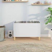 Berkfield Home Record Cabinet White 74.5x38x48 cm Engineered Wood