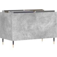 Berkfield Home Record Cabinet Concrete Grey 74.5x38x48 cm Engineered Wood