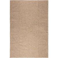 Berkfield Home Rug 200x290 cm Jute Look Indoor & Outdoor in Brown | Size: 100 cm diameter