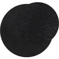 Berkfield Home Rug HUARTE Short Pile Soft & Washable Black 120 cm | Size: Medium