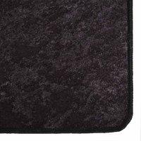 Berkfield Home Rug Washable 80x150 cm Anthracite Anti Slip in Black | Size: 100 cm diameter
