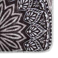 Berkfield Home Rug Washable 190x300 cm Multicolour Anti Slip | Size: 100 cm diameter