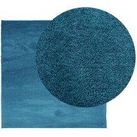 Berkfield Home Rug OVIEDO Short Pile Turquoise 120x120 cm | Size: Medium