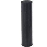 Berkfield Home Rug Rectangular Black80x200 cm Bamboo in Black | Size: Medium