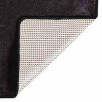 Berkfield Home Rug Washable 120x180 cm Anthracite Anti Slip in Black | Size: 100 cm diameter
