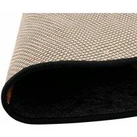Berkfield Home Rug Washable Black & Gold 120 cm Anti Slip | Size: 100 cm diameter