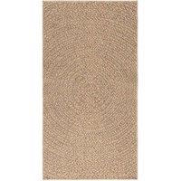 Berkfield Home Rug 80x150 cm Jute Look Indoor & Outdoor in Brown | Size: 100 cm diameter