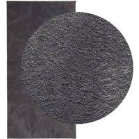 Berkfield Home Rug Short Pile Soft & Washable Anthracite 100x200 cm in Dark Grey | Size: 100 cm diameter