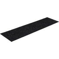 Berkfield Home Self-adhesive Stair Mats Rectangular 15 pcs 76x20 cm Black | Size: Medium
