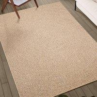 Berkfield Home Rug ZIZUR 80x200 cm Jute Look Indoor & Outdoor in Light Brown | Size: Medium