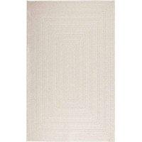 Berkfield Home Rug ZIZUR Cream 160x230 cm Jute Look Indoor & Outdoor | Size: Medium