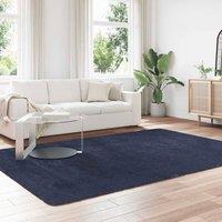Berkfield Home Shaggy Rug High Pile NAVARRA Navy 200x290 cm Polyester | Size: Medium